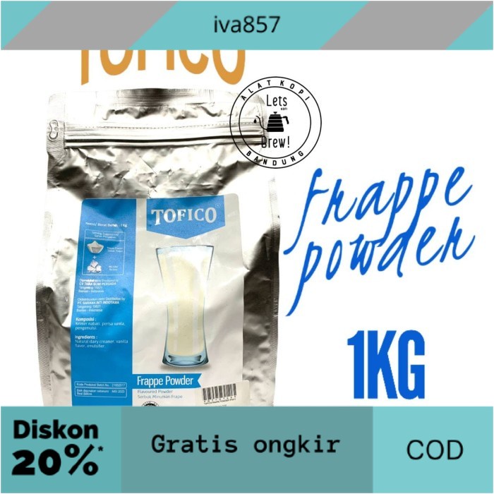 

PROMO Tofico Powder Drink 1000gr / Powder minuman Tofico - FRAPPE GRATIS ONGKIR