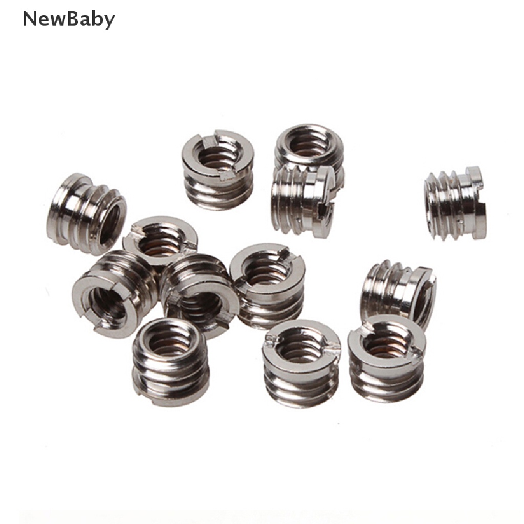 Newbaby 5pcs Adapter Konverter Sekrup 1 / 4 &quot;Ke 3 / 8&quot; Untuk Tripod &amp; Kamera X8K5