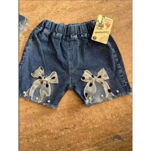 CELANA JEANS PENDEK IMPORT ANAK CEWEK/ HOTPANS IMPORT ANAK PEREMPUAN