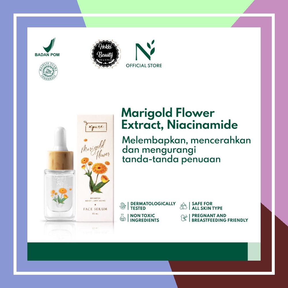 Npure Face Serum Marigold Series 15ML (Anti Aging Face Serum)