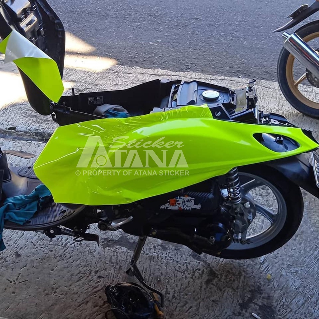 Skotlet Stabilo Hijau Kuning Merah Pinik Orange Scotlet Fluorescent Reflektif Glossy Metalik Stiker Mengkilap Revlective Sticker Sepeda Motor Matic Mobil Background Aquarium Decal Aksesoris Hp Laptop Helm Ninja Vespa Vario Beat Vixion PCX NMAX Aerox