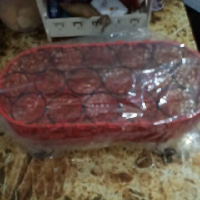 Keranjang Air Mineral / Tempat Aqua Gelas Rotan Sintetis Isi 16