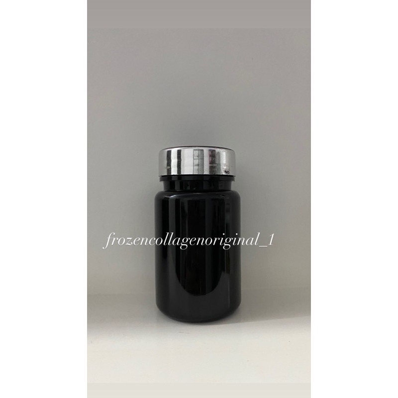 Botol Herbal Kapsul Obat 100ml HITAM