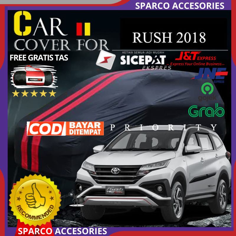 COVER MOBIL ALL NEW RUSH TERIOS 2020 2019 SARUNG MOBIL ALL NEW RUSH TERIOS WATERPROOF ANTI AIR 2