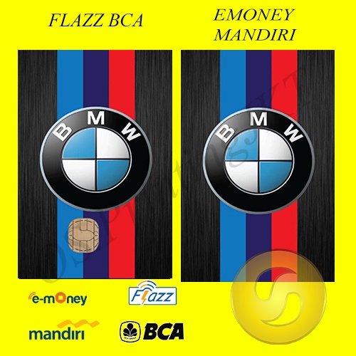 CUSTOM KARTU FLAZZ BCA GENERASI 2 ATAU EMONEY/SALDO 0 - BMW EDITION