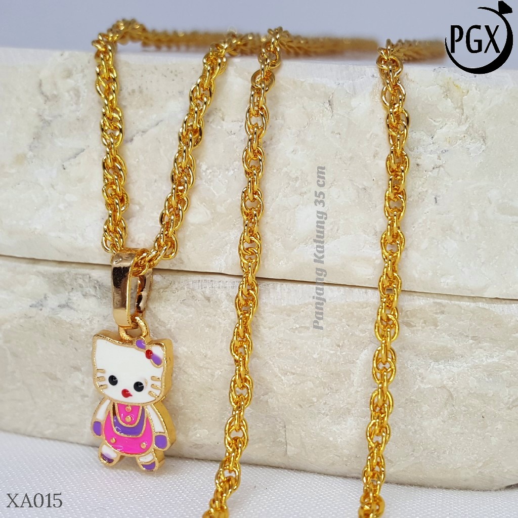 PGX Kalung Anak Perempuan Xuping Lapis Emas Aksesoris Fashion Perhiasan Premium - XA015