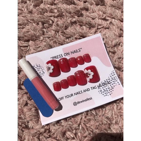 PRESS ON NAILS KAKI || Fake Nails Kaki