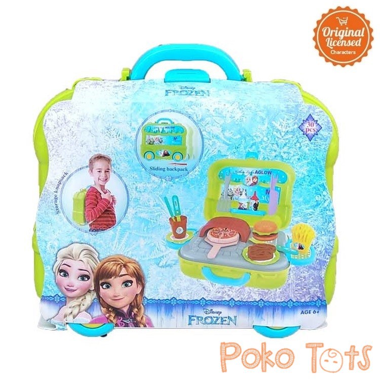 Happy Toon Disney Frozen Cooking Food Set in Suit Case Mainan Masak Dapur Koper