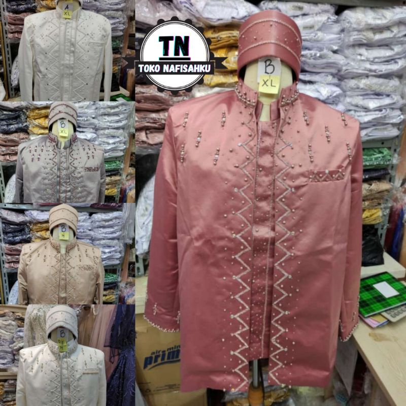 beskap pengantin bridal | beskap bridal | jas pengantin | jas modern | baju pengantin pria