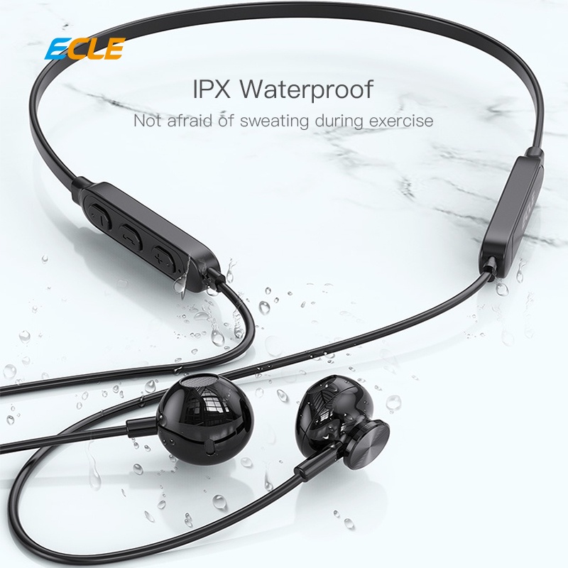 (NEW) Wireless Sports Earphones Sweatproof/Headset Bluetooth 5.1 Neckband Stereo with Magnetic Buds
