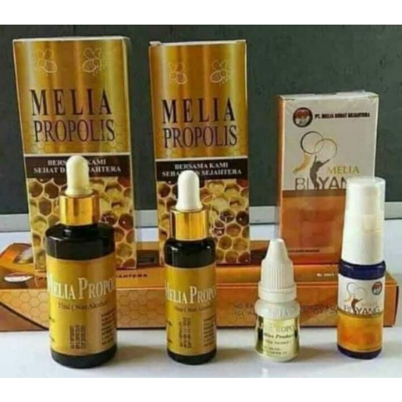 [ JAMINAN ORIGINAL 1000% ] MELIA PROPOLIS ASLI STOKIS | FREE MINI GOLD 