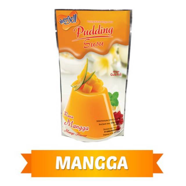 NUTRIJELL PUDING /  Nutrijell Pudding Susu Rasa Mangga / Mango flavour