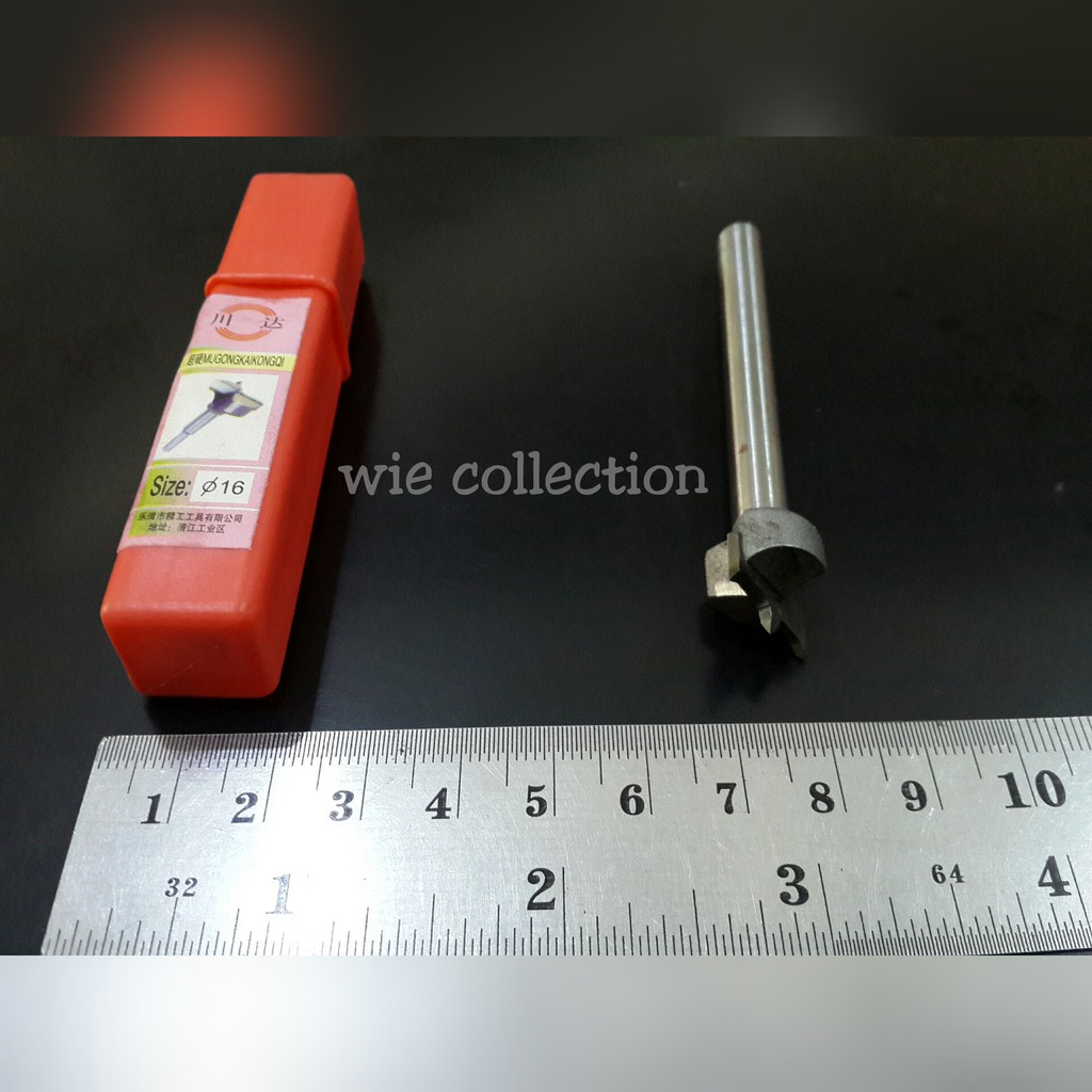 MATA BOR KAYU DIAMETER 16MM UNTUK KUNCI LACI 16MM