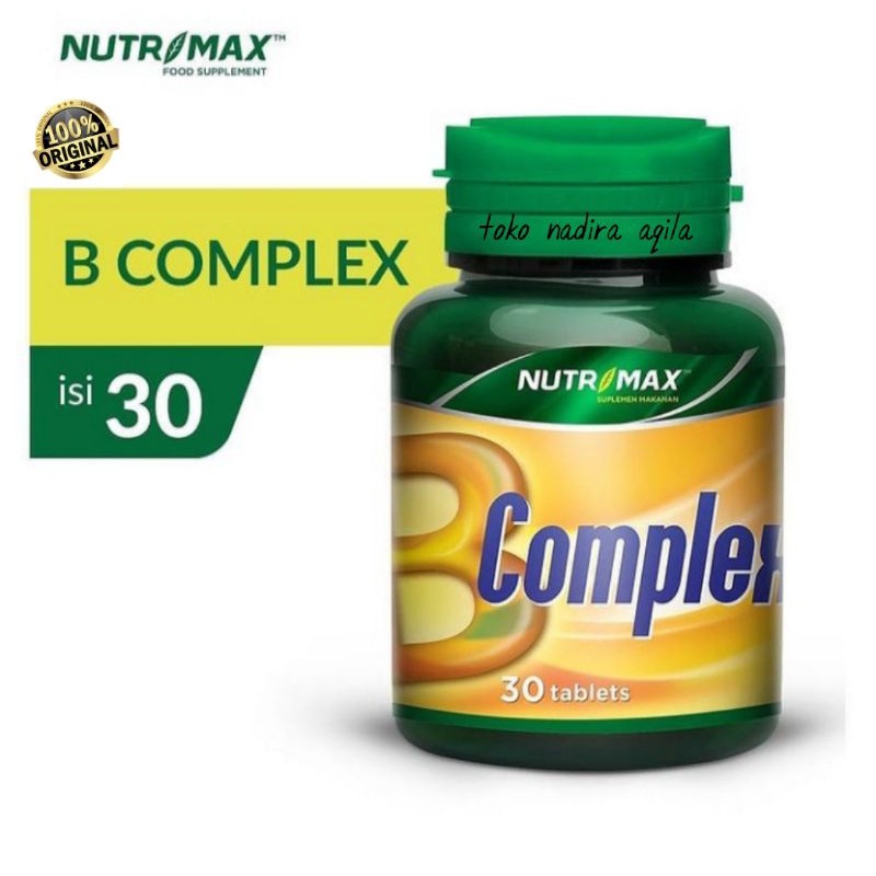 NUTRIMAX B COMPLEX KOMPLEKS NUTRISI OTAK SARAF NAFSU MAKAN