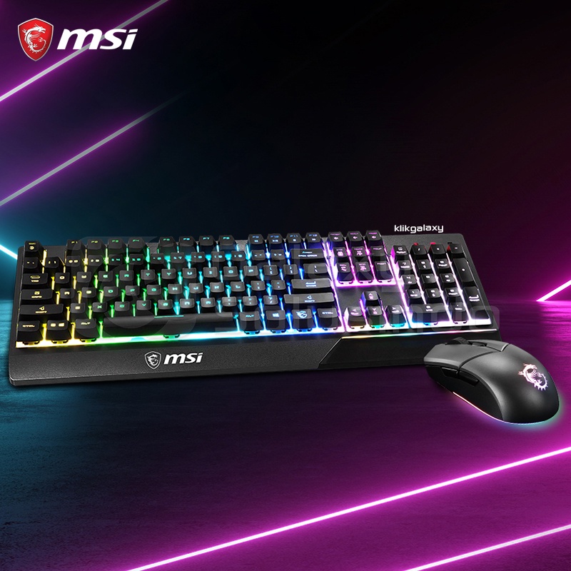 MSi VIGOR GK30 COMBO RGB Gaming Keyboard + GM11 RGB Gaming Mouse