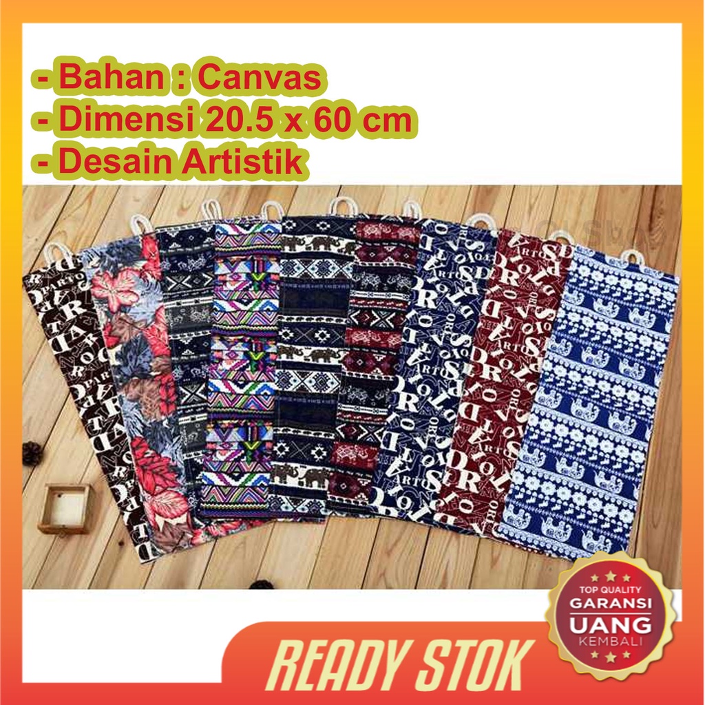 

MARCO Tas Pensil Gulung Canvas 48 Slot 20.5x60cm Bohemian - EN-71