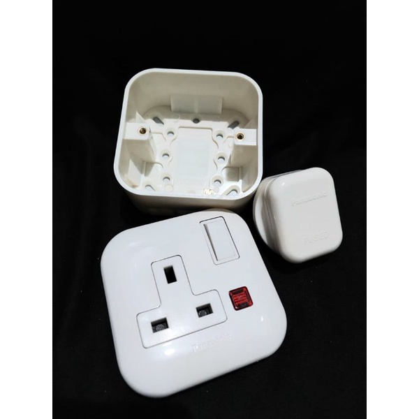 Panasonic Stop Kontak AC Set WBJ1214W-3K / set stopkontak ac panasonic