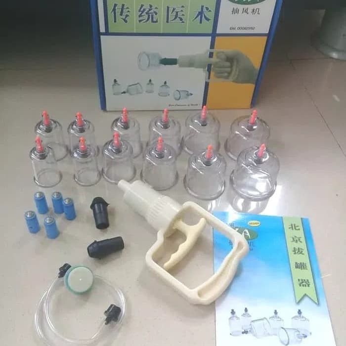 Alat Kop Angin Isi 12 Tabung Kop Ka Cupping Kit / Alat