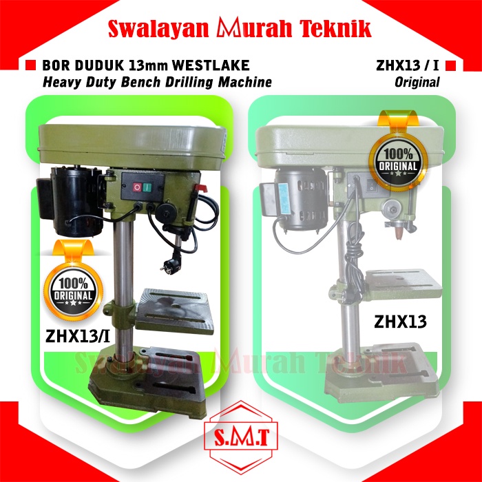 Bor Duduk 13mm WESTLAKE ZHX13/i ASLI HANGZOU MINI BENCH DRILL 13 mm