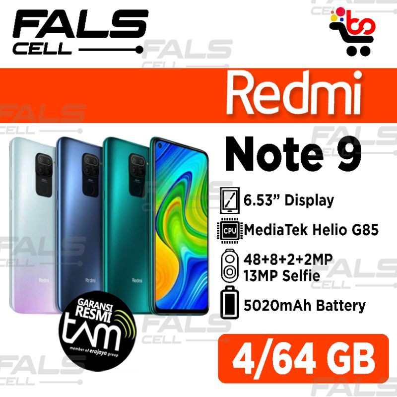 Xiaomi Redmi Note 9 4/64 [ BARU ] | Shopee Indonesia