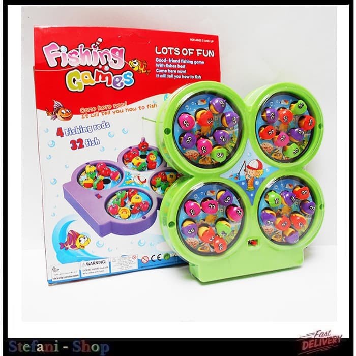 Fishing Game / Mancing Ikan 4 Kolam Magnet