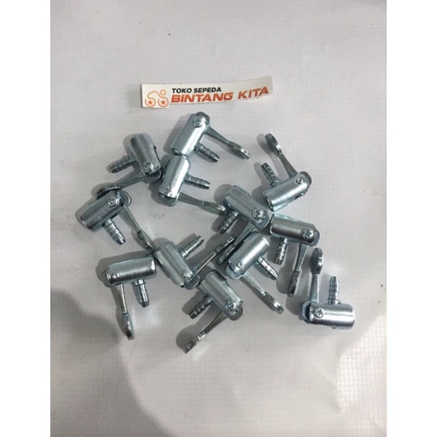 Cop Pompa Ban Sepeda Motor Mobil Lipat Besi