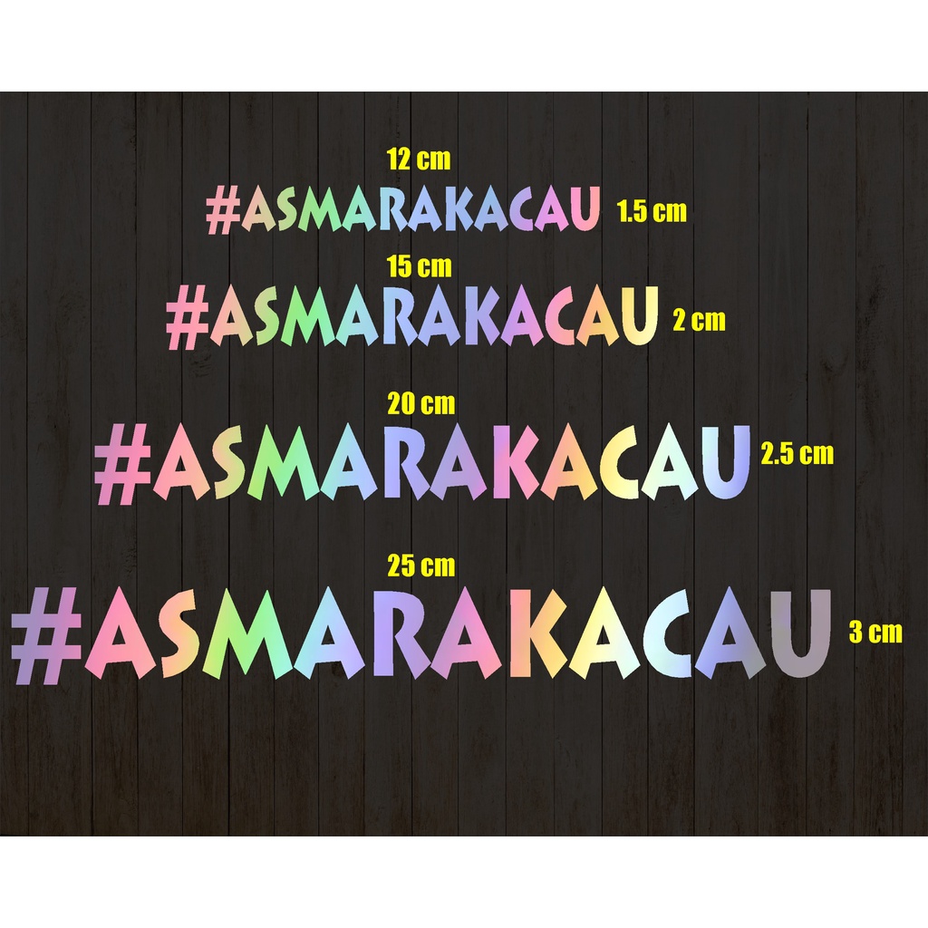 sticker asmara kacau / stiker viral asmara kacau