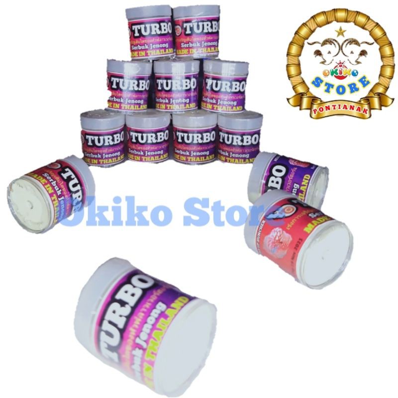 TURBO SERBUK JENONG LOUHAN 5GRAM ORI THAILAND LOUHANMU MAKIN JENONG & BREEDING MAKIN MANTAP