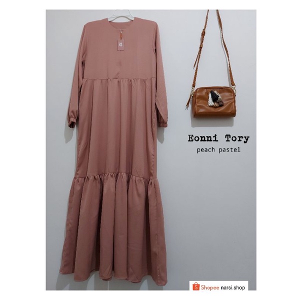 gamis EONNI TORY | busui firendly | 1 kg muat 3 baju