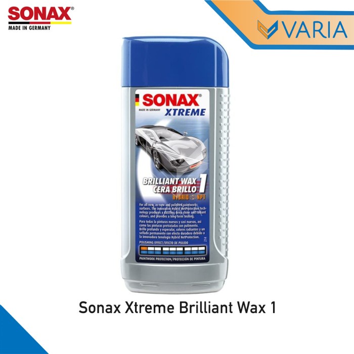 Sonax Xtreme Brilliant Wax 1 Hybrid NPT 250 ml Pengkilap Cat Mobil