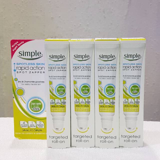 Jual SIMPLE SPOTLESS SKIN RAPID ACTION SPOT ZAPPER 15ml 100 ORIGINAL DAN MURAH Shopee Indonesia