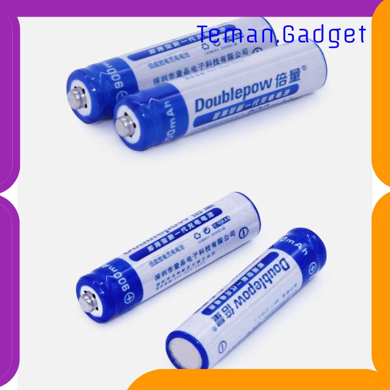 TG-IE246 DOUBLEPOW BATU BATERAI ALKALINE RECHARGEABLE AAA 900MAH 2PCS