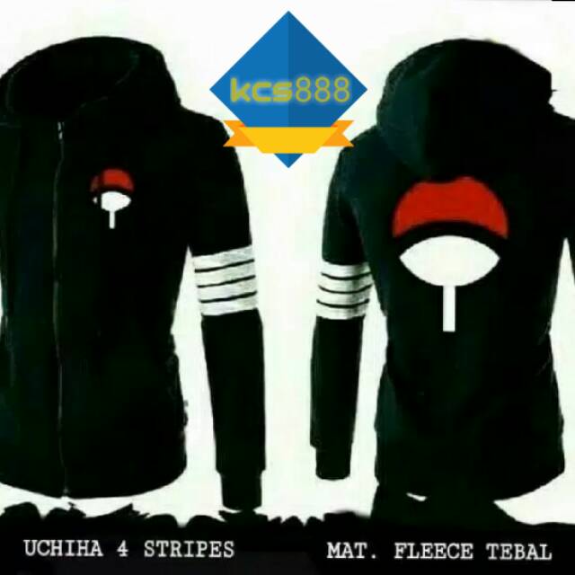 JAKET ANIME CLAN UCHIHA TERKEREN