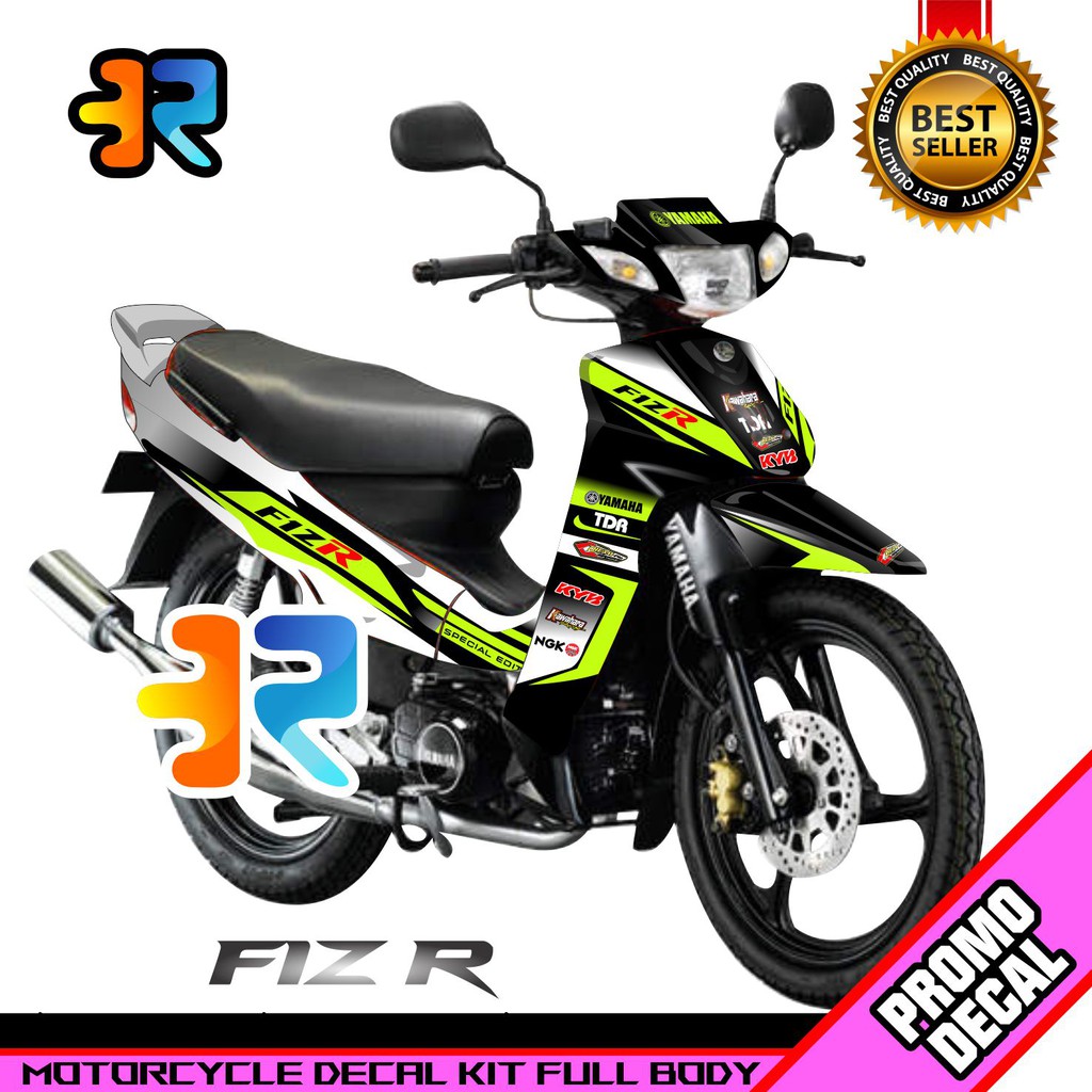 Decal Motor Fiz R Desain BG Sticker Decal FizR Full Body