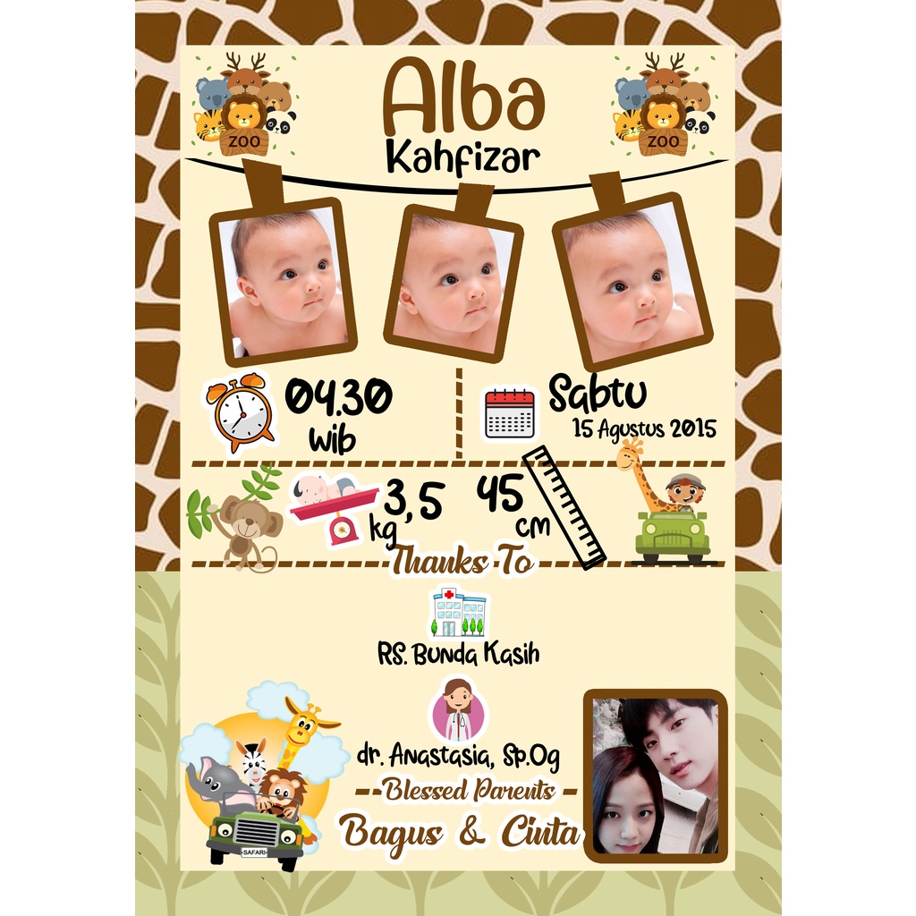 MILIKI DESAIN BIODATA BAYI HARGA TERJANGKAU BANYAK PILIHAN BIODATA ANAK BIODATA KELAHIRAN-30