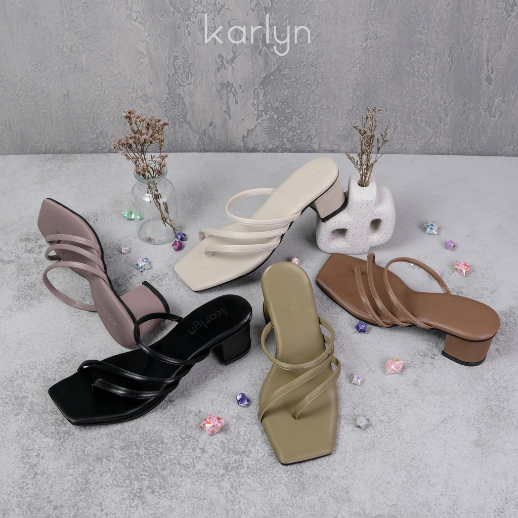 Karlyn Audrey Sandal Heels wanita 5 cm