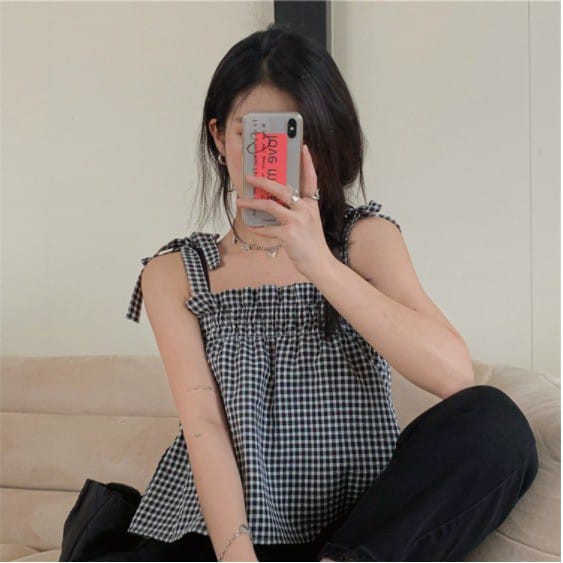 Korean Tartan Tanktop