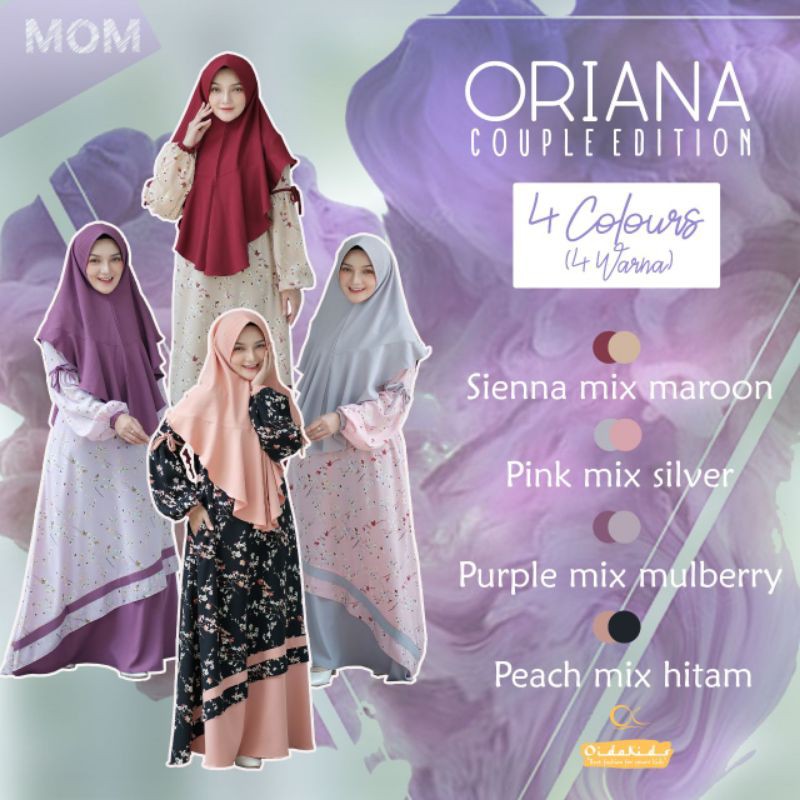 Gamis Mom ORIANA BY OIDOKIDS KHIMAR-MASCER