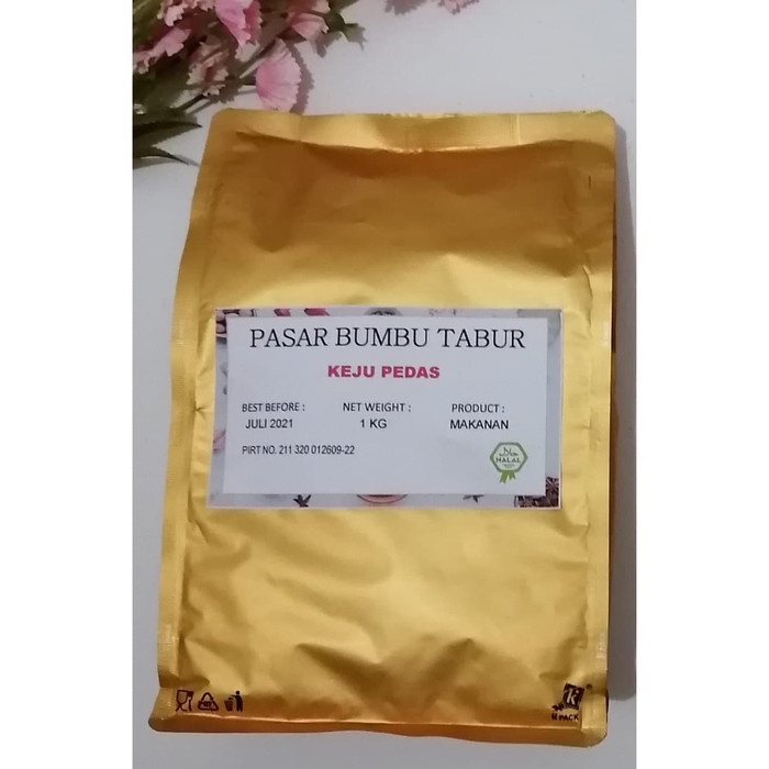 

Marhies- Bumbu Tabur Keju Pedas 1 Kg Bubuk Makanan Enak Murah Halal
