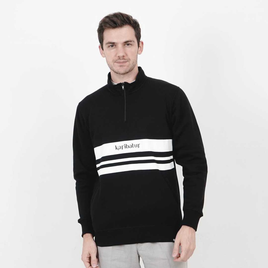 Karibatur Crewneck Classictype Hitam