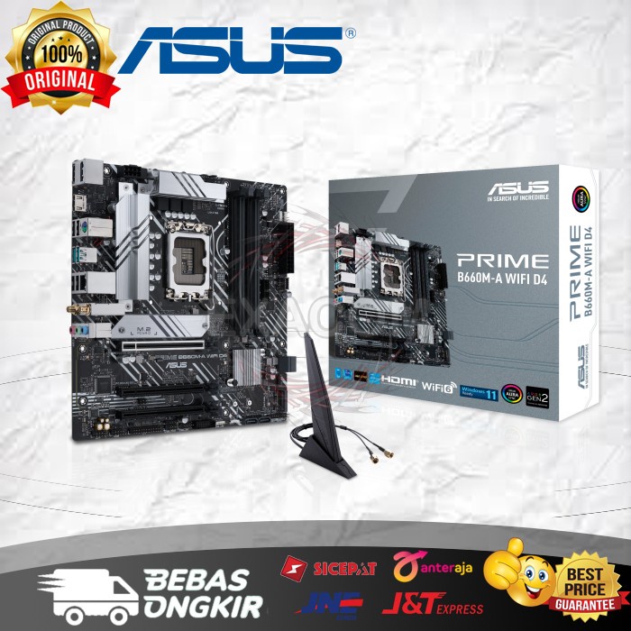 Motherboard Asus Prime B660M-A WIFI (B660, DDR4, LGA 1700)