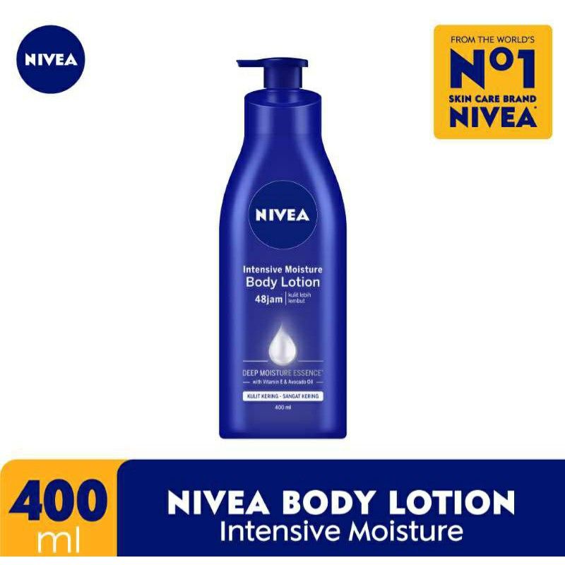 nivea lotion intensive care moisture 400ml / nivea lotion biru 400ml