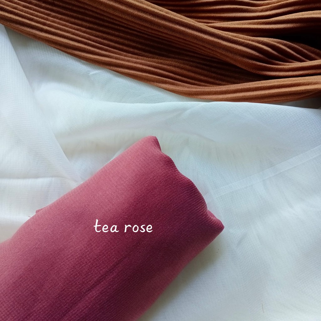 BELLA SQUARE JAHIT TEPI //HIJAB// JILBAB KHIMAR KERUDUNG BERGO SEGIEMPAT-TEAROSE