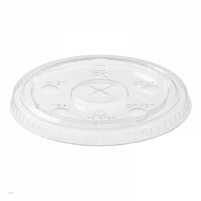 Tutup Cup Plastik Datar/Tutup Cup Oz Datar