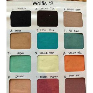 KAIN WOLFIS DELUXE LEBAR 150CM - harga per 0,5 meter