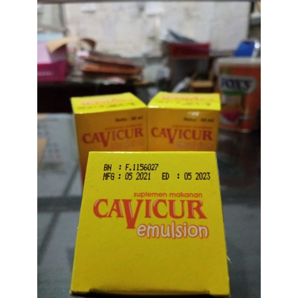 CAVICUR EMULSION RASA JERUK 60ML - ED 11/2024