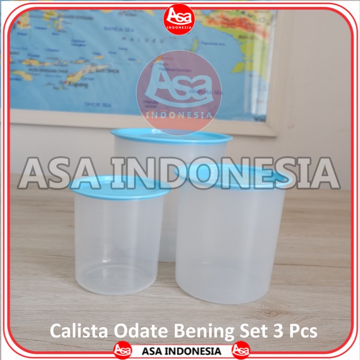 Calista Odate Set Bening Polos 3 Pcs/ Toples Set Polos Isi 3 Pcs - Biru Muda