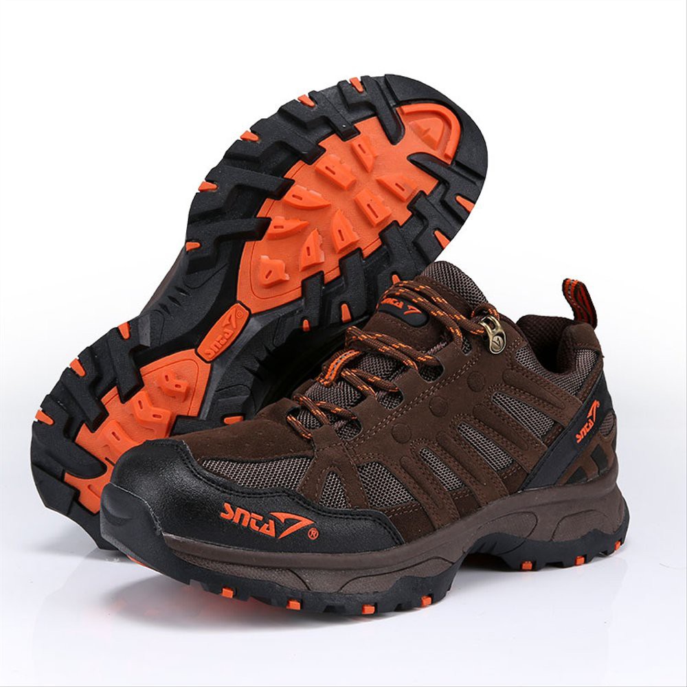 Sepatu Gunung & Outdoor SNTA 434 Semi Waterproof - Brown Orange