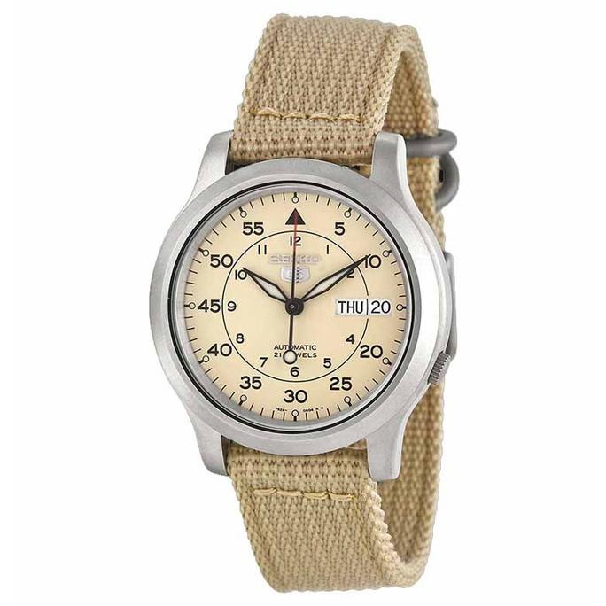 Seiko 5 SNK803K2 Sports Beige Silver