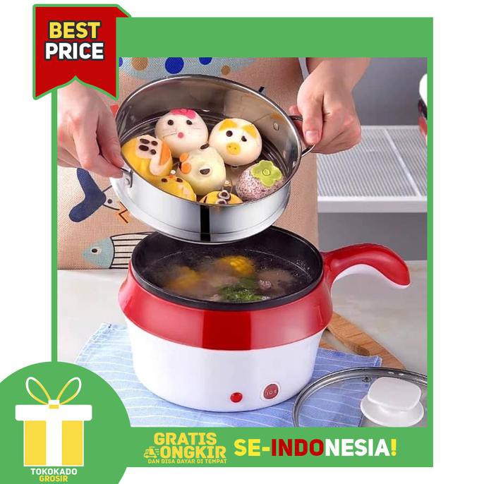 PANCI LISTRIK 3 IN 1 / PANCI STEAMER 3 IN 1 / WAJAN TEFLON LISTRIK
